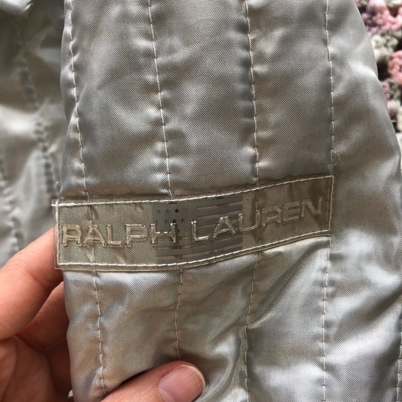 Ralph Lauren Polo Sport Silver Quilted Collared Jacket - Picture 4 of 10
